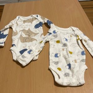 2- pack baby onesies long sleeve